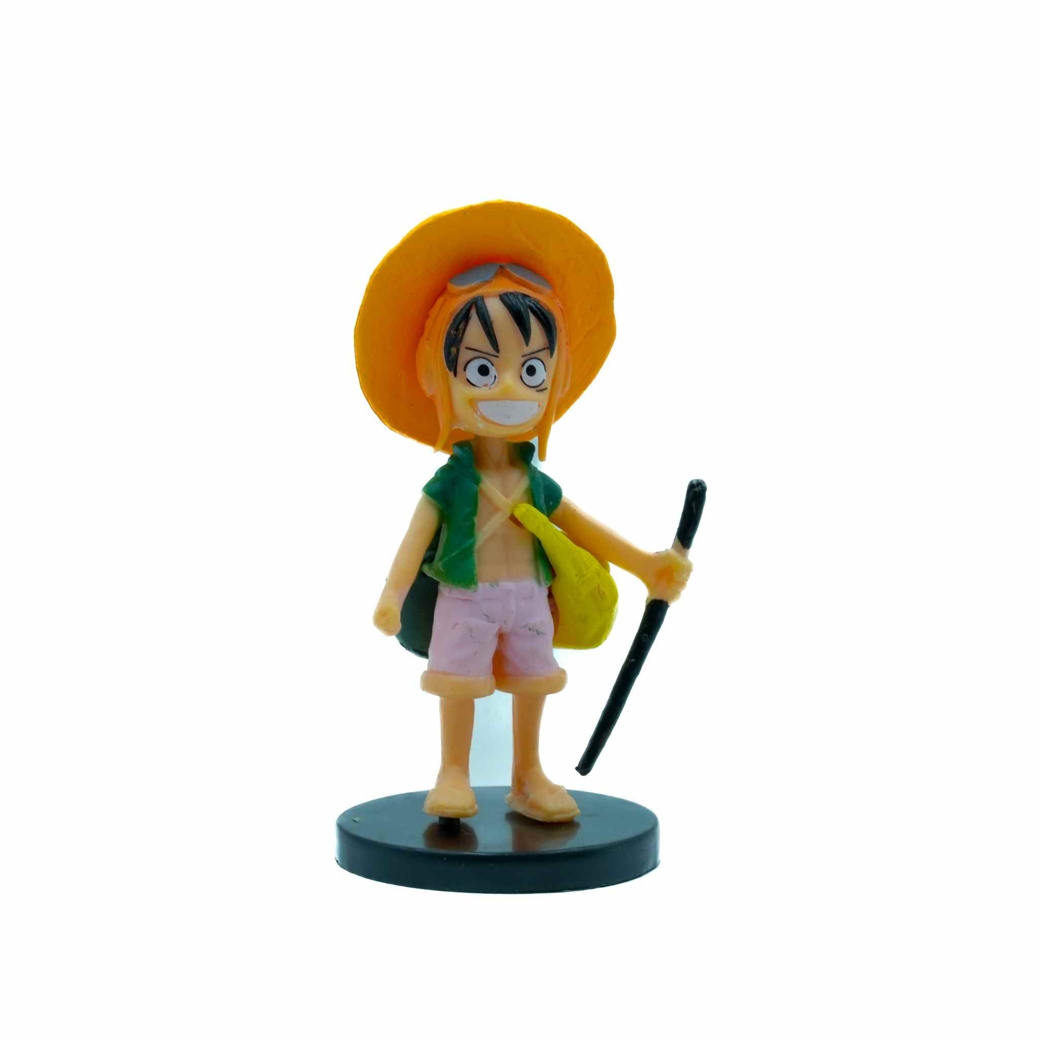 Monkey D Luffy Adventure Pose Mini Figure One Piece Pirate Figure 2 