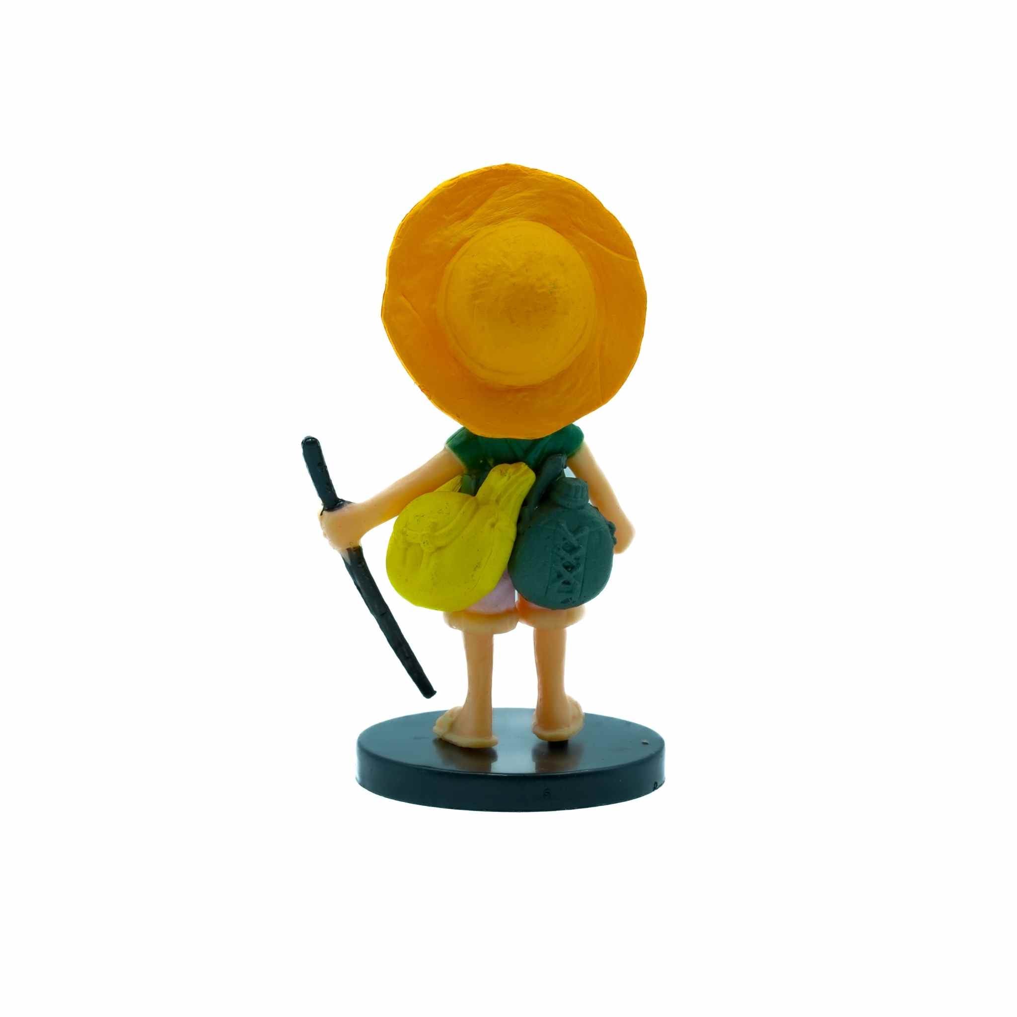 Monkey D Luffy Adventure Pose Mini Figure One Piece Pirate Figure 4 