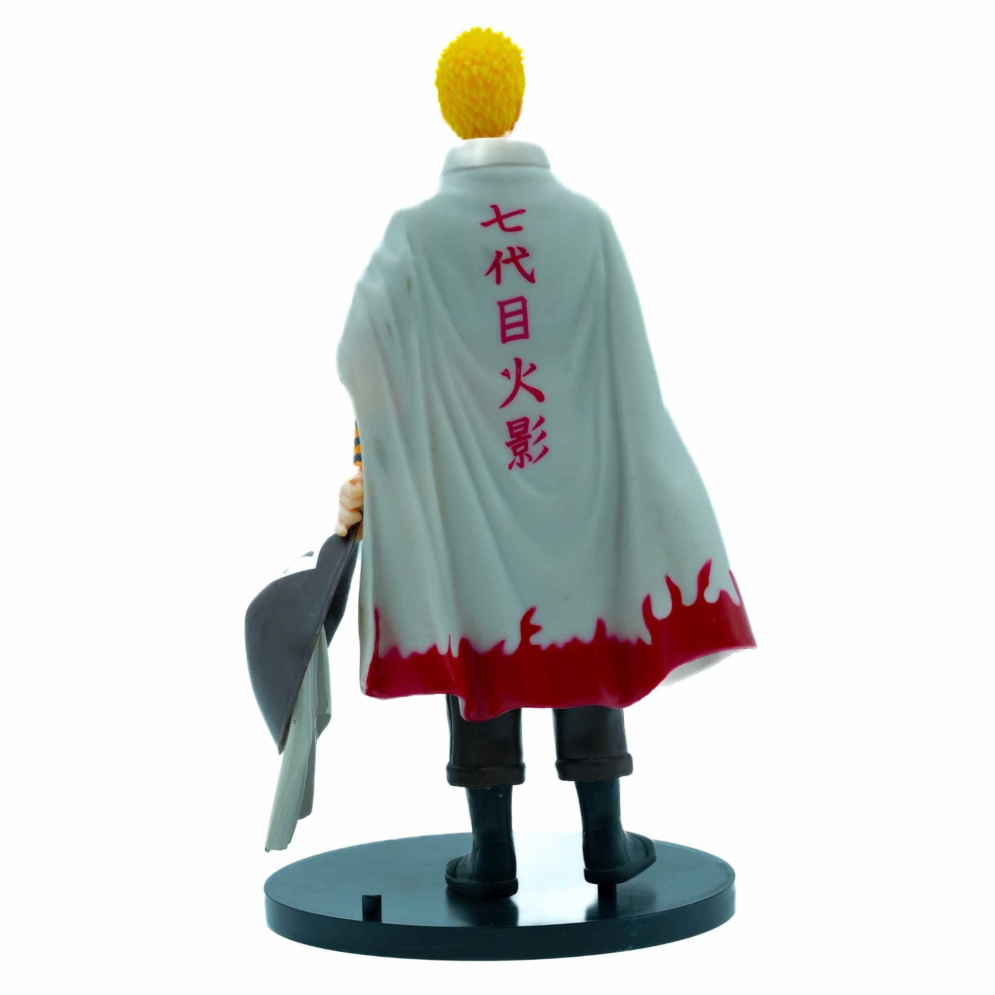 Naruto Uzumaki Hokage Cloak Boruto Anime Figure Collectible 4 