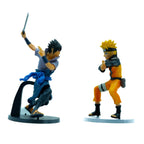 Naruto vs Sasuke Battle Pose Anime Collectible Figurine Set 2 