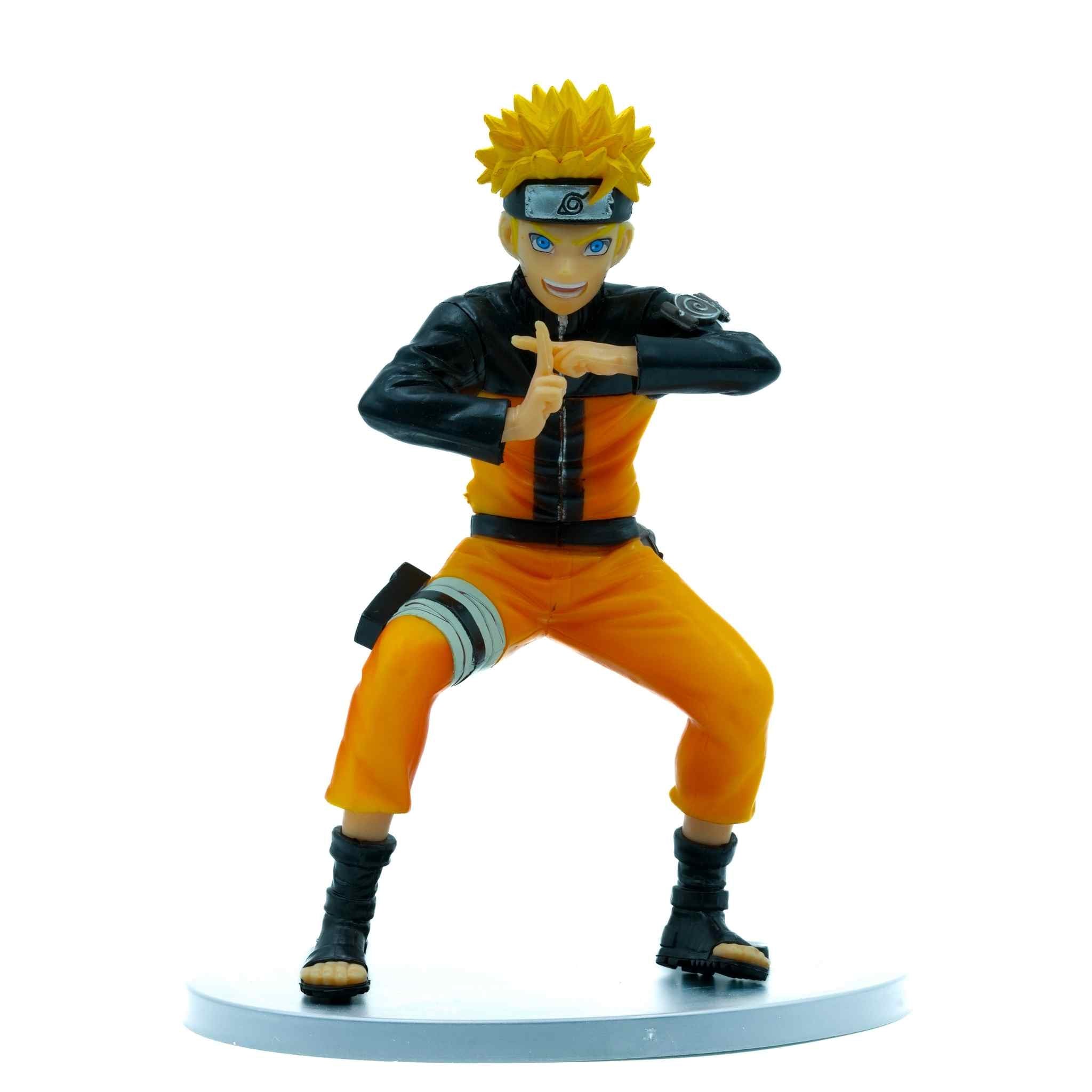Naruto vs Sasuke Battle Pose Anime Collectible Figurine Set 3 