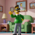Ned Flanders Simpson Toy Figure 1 Collectibles