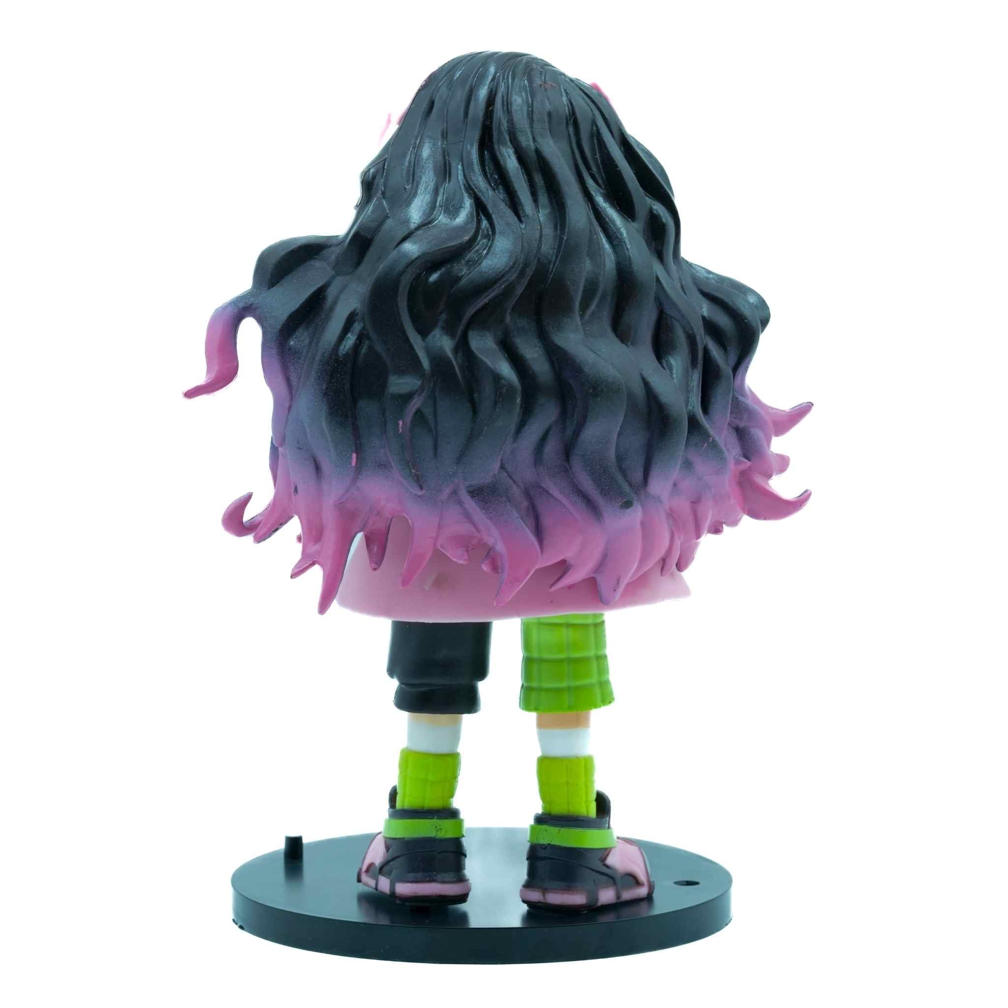 Nezuko Kamado Pink Kimono Anime Action Figure Collectible 4 