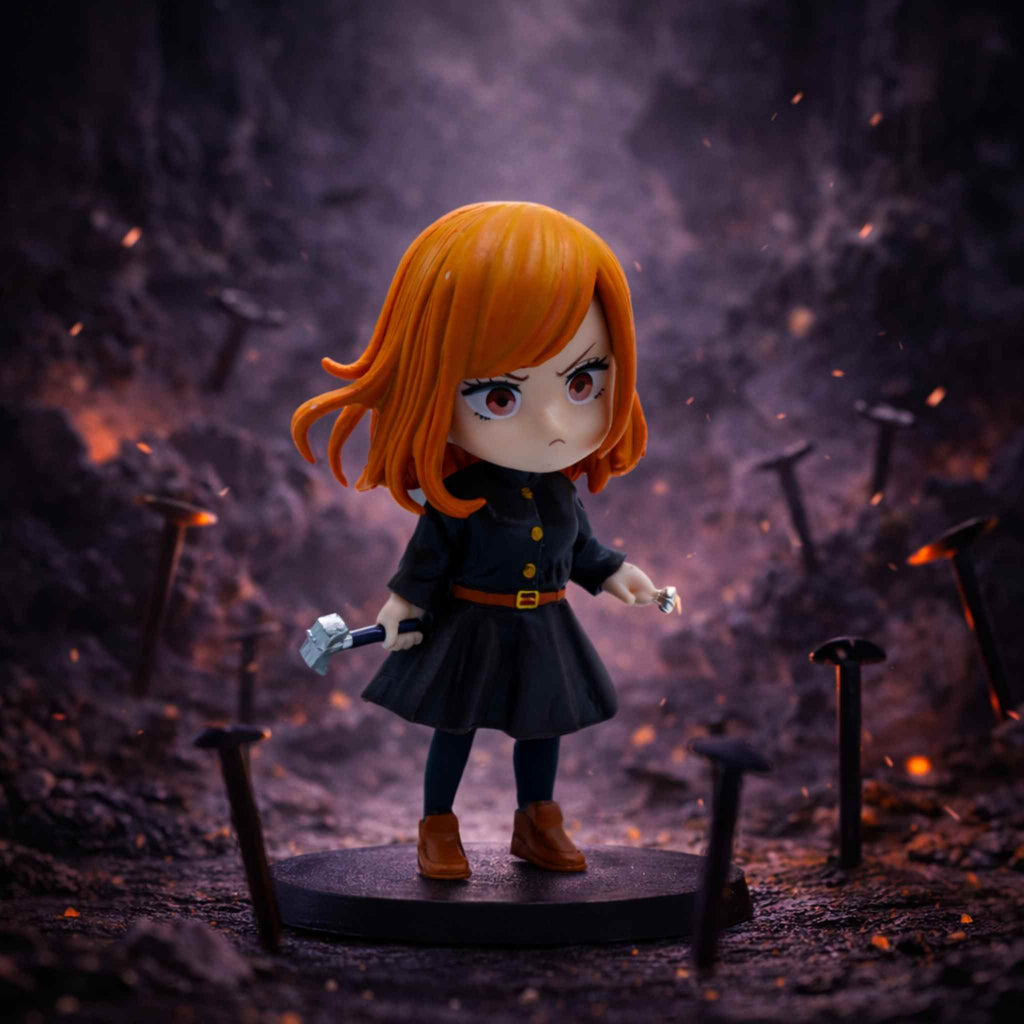 Nobara Kugisaki Jujutsu Kaisen Hammer Style Anime Figurine 1 Collectibles