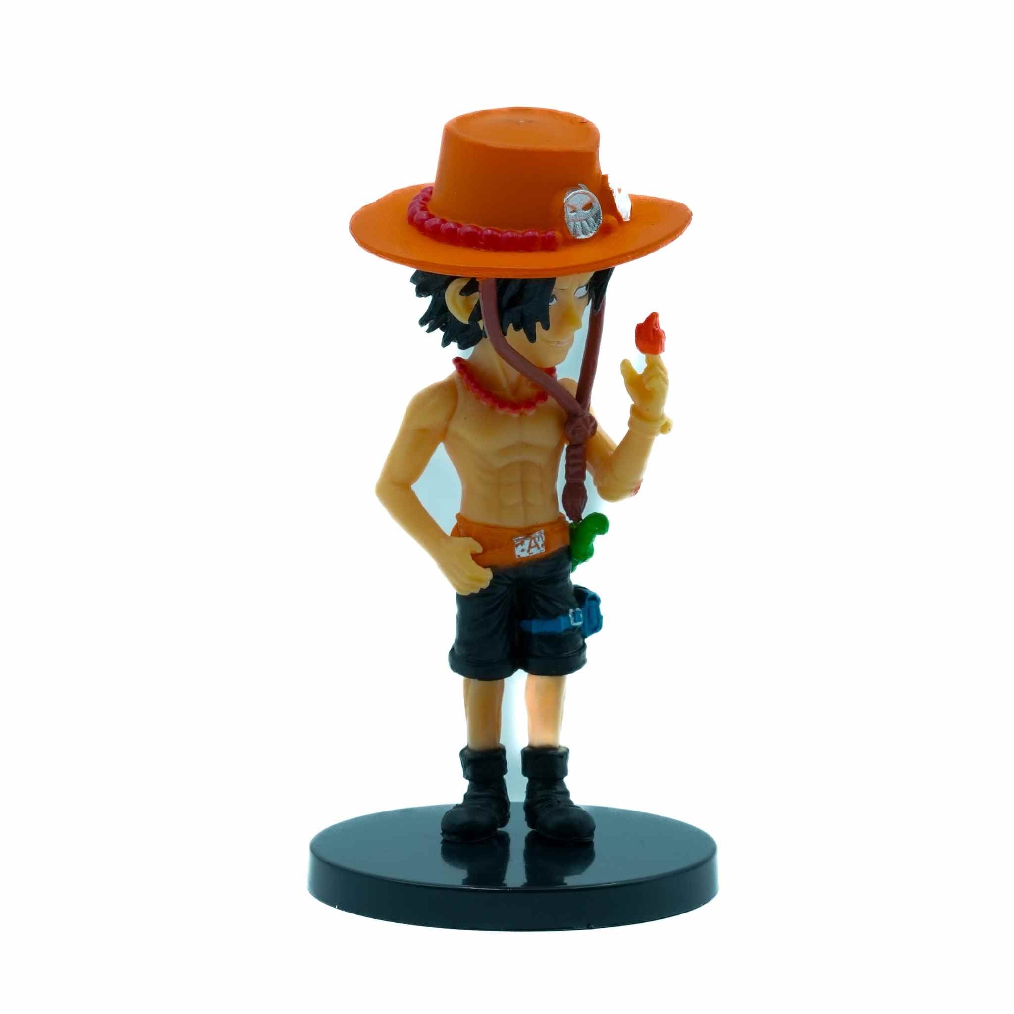 One Piece Ace Mini Figure Anime Action Toy Collectible 2 