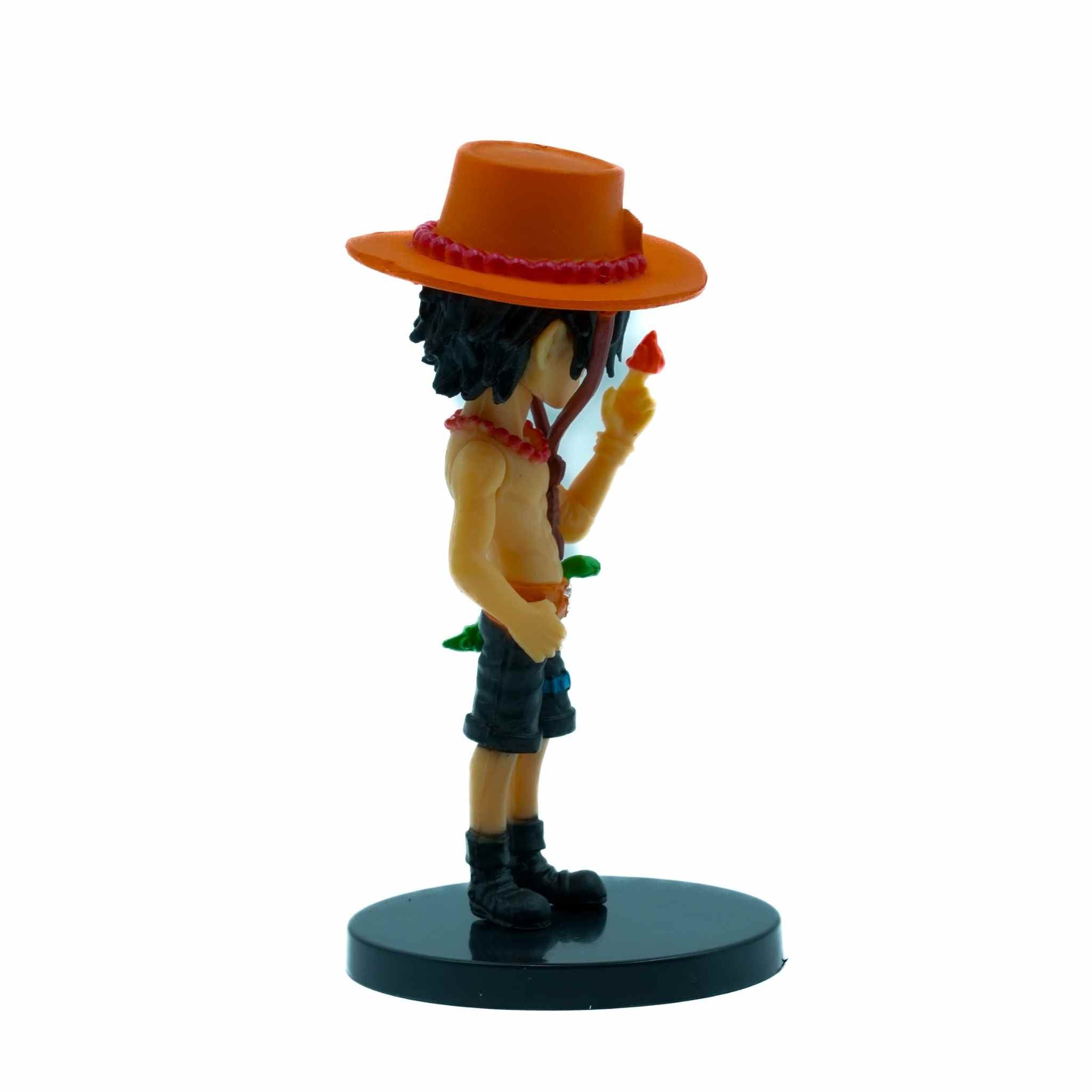 One Piece Ace Mini Figure Anime Action Toy Collectible 3 