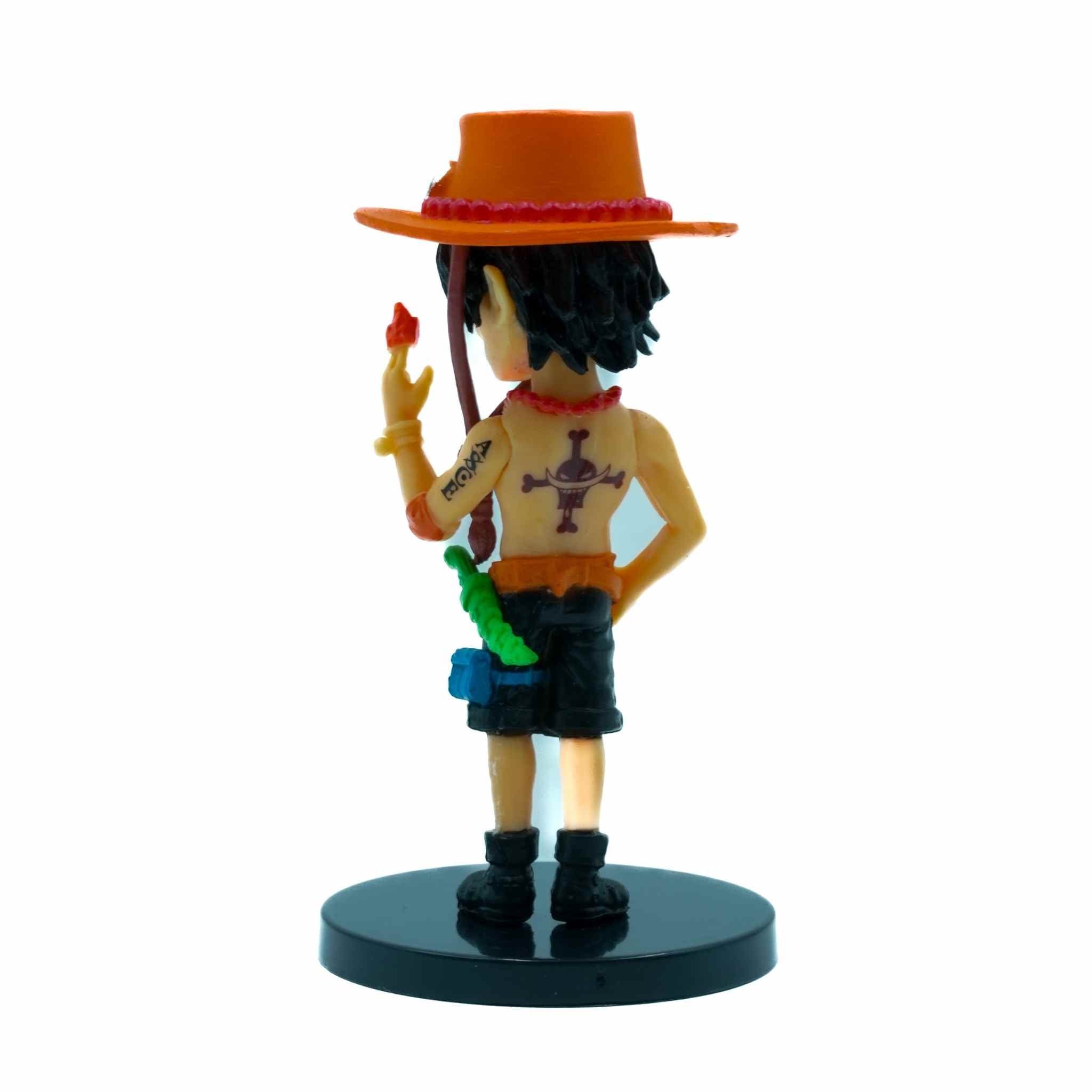 One Piece Ace Mini Figure Anime Action Toy Collectible 4 
