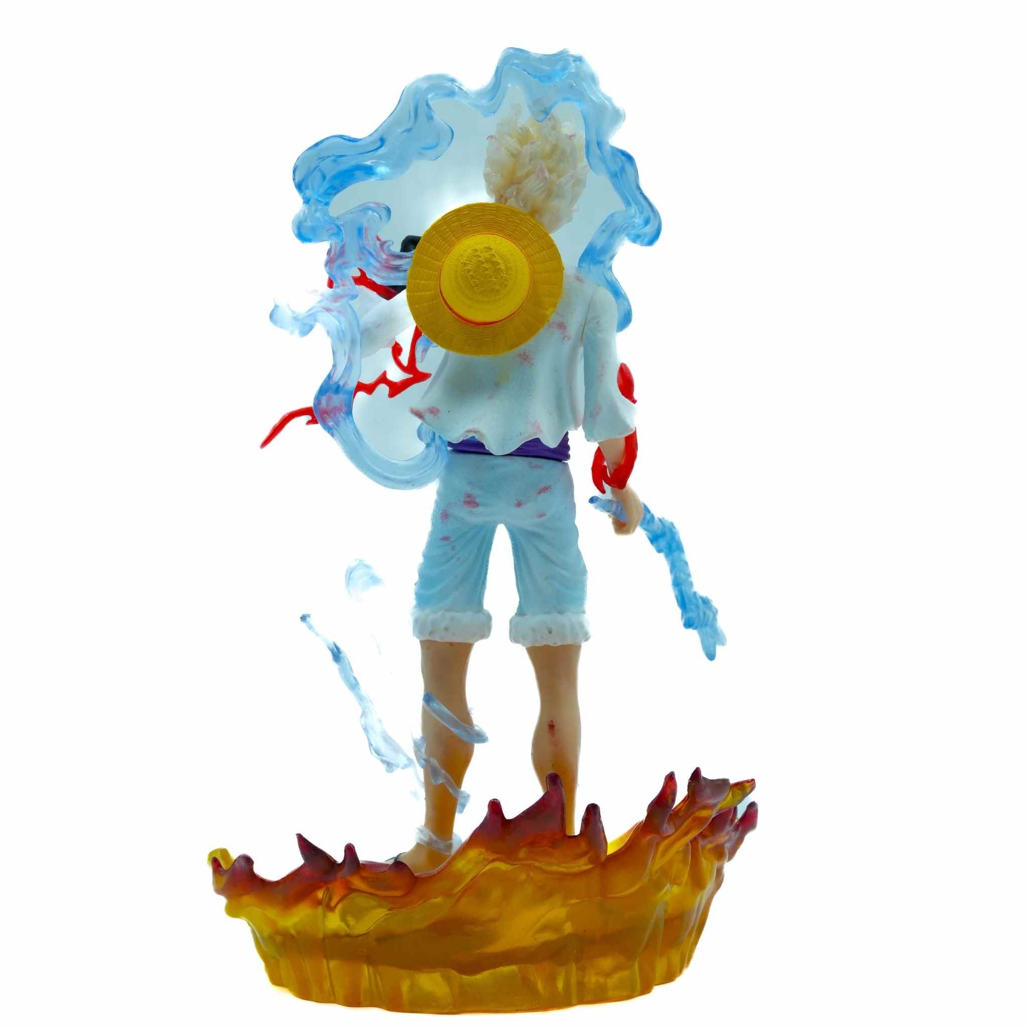 One Piece Luffy Gear 5 Awakening Mode Anime Action Figurine 4 