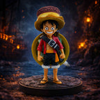 One Piece Luffy Straw Hat Mini Figure Anime Toy Collectible 1 Collectibles