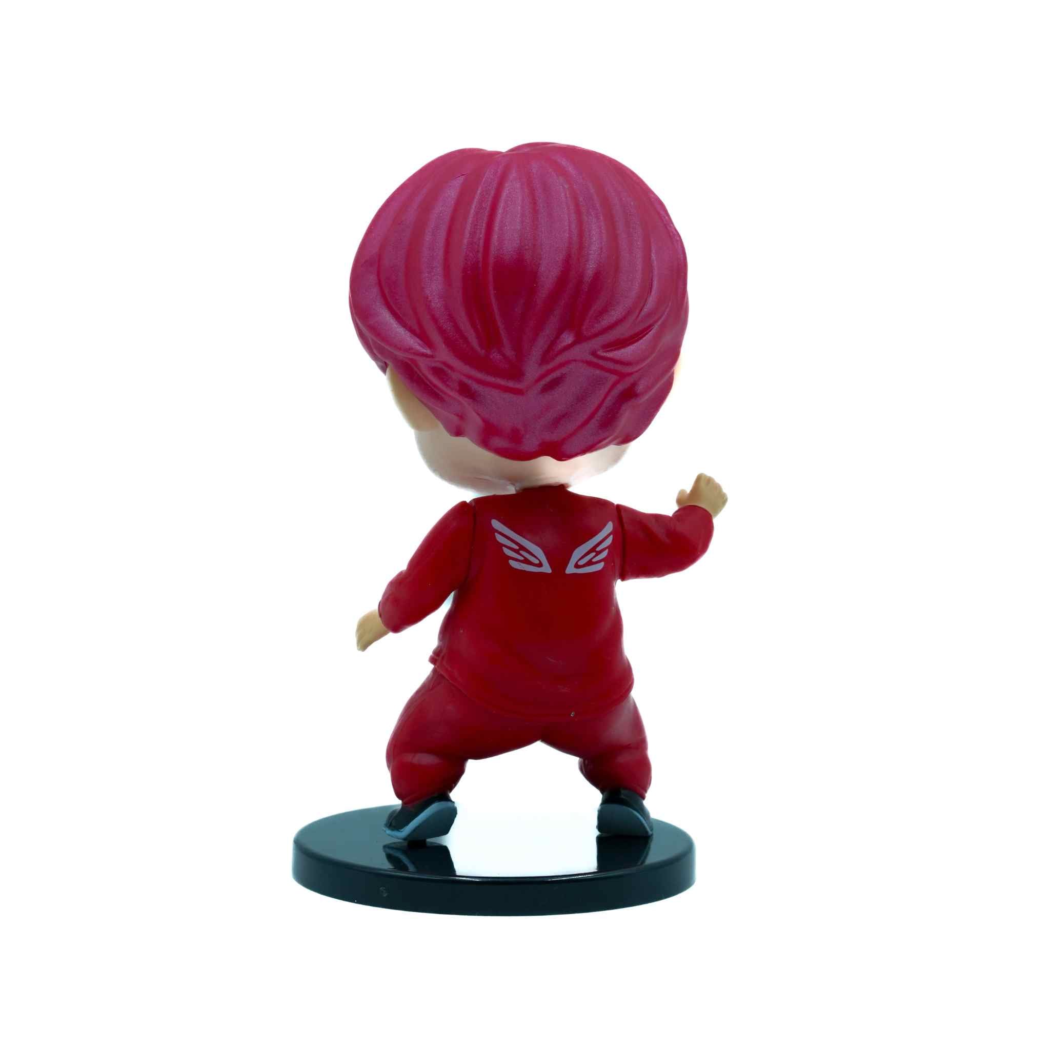 Park Jimin Red Outfit Style BTS Mini Figure Kpop Collectible Figure