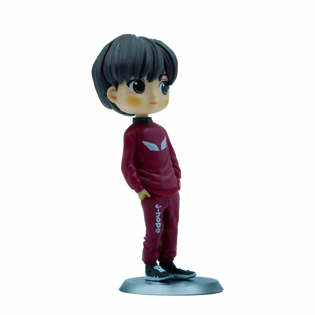 Park Jimin ‘Mochi’ BTS Figure Red Sweatshirt, Street Style KPop Collectible 3 