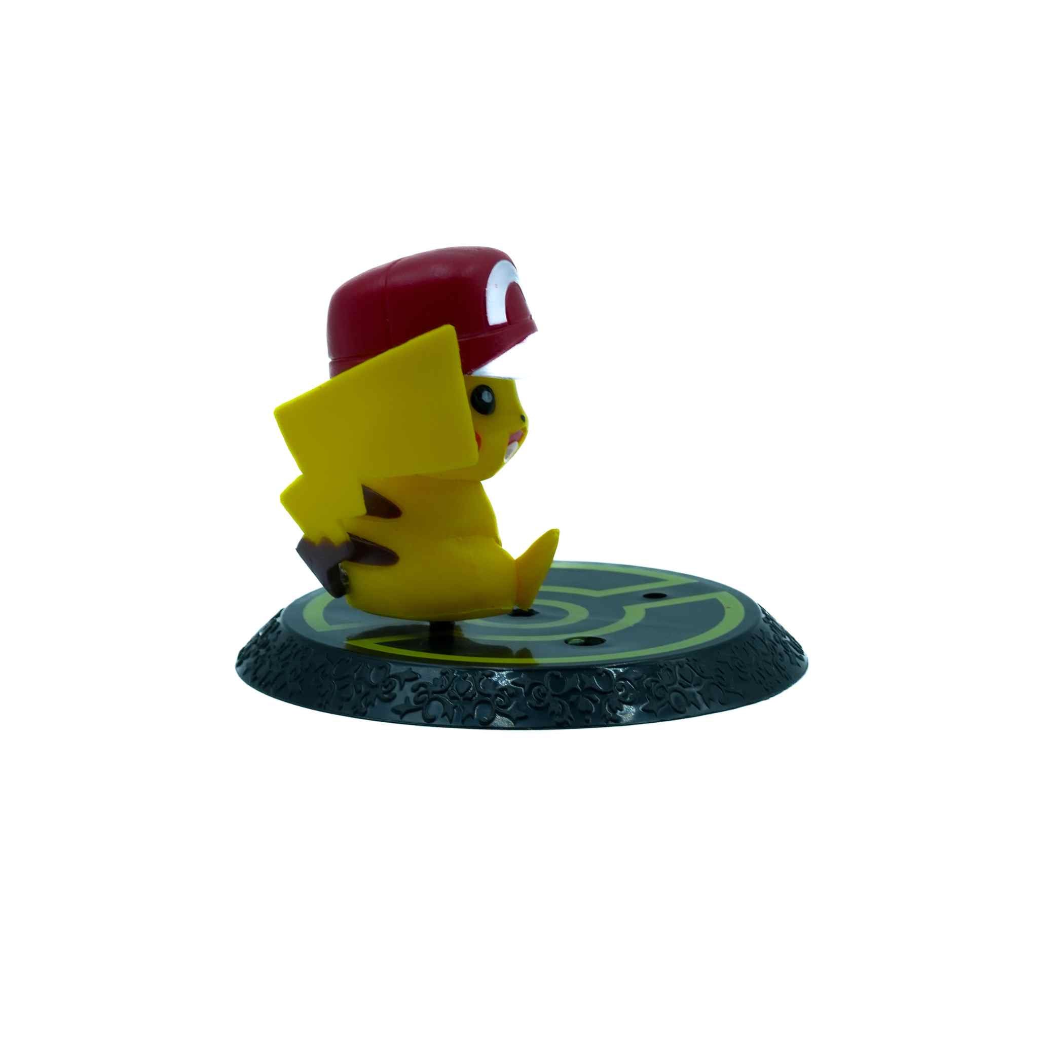 Pikachu Mini Pokémon Cute Figurine Trainer Cap Style