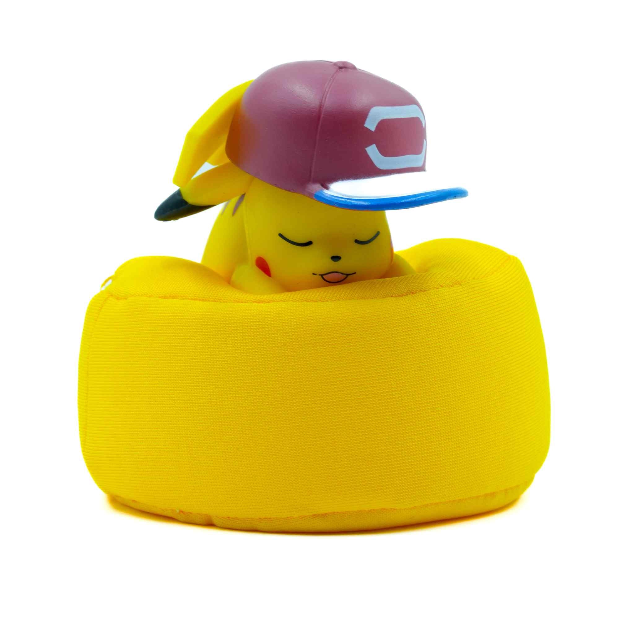 Pikachu Sleeping Mini pokemon Figurine Cap Style Plush Toy