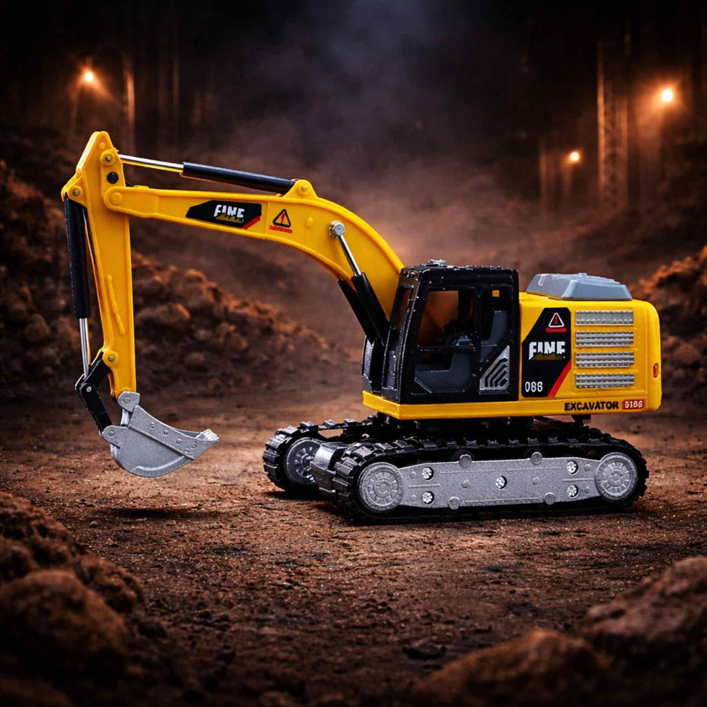 Remote Control Excavator Diecast Construction Vehicle Toy Collectible 1 Collectibles