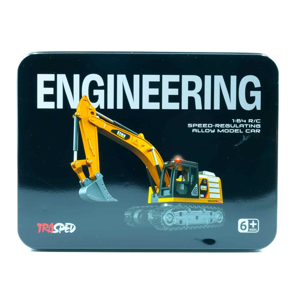 Remote Control Excavator Diecast Construction Vehicle Toy Collectible 4 