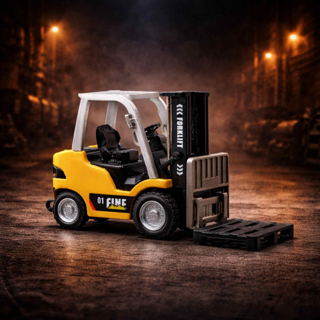 Remote Control Forklift Diecast Construction Vehicle Toy Collectible 1 Collectibles