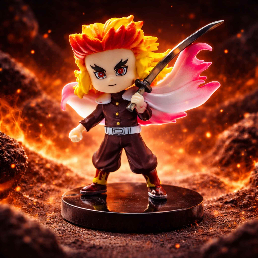Rengoku Flame Hashira Sword Stance Demon Slayer Anime Collectible 1 Collectibles