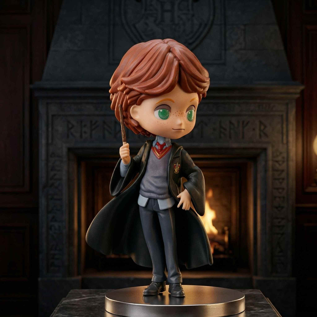 Ron Weasley Wizard Mini Figure Harry Potter Chibi Toy 1 Collectibles