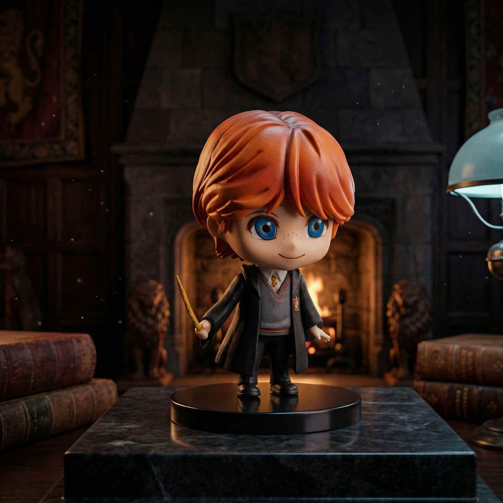 Ron Weasley Young Version Mini Figure Cute Wizard Toy 1 Collectibles
