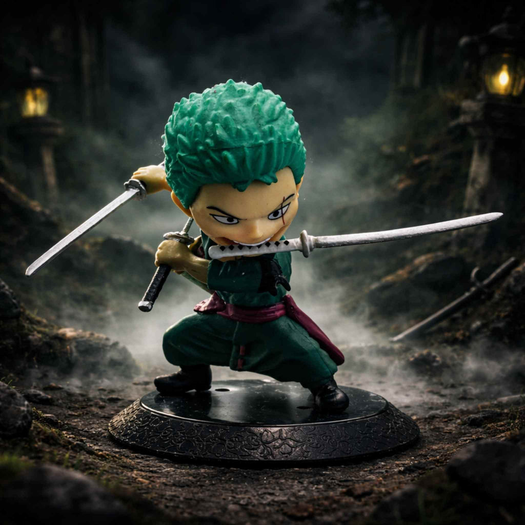 Roronoa Zoro Action Pose One Piece Anime Figurine 1 Collectibles