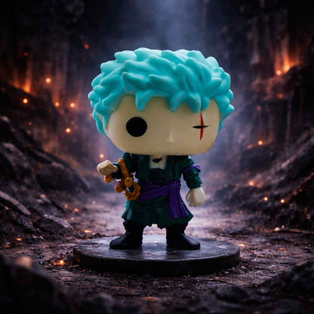 Roronoa Zoro Pop Animation Figure 1 Collectibles