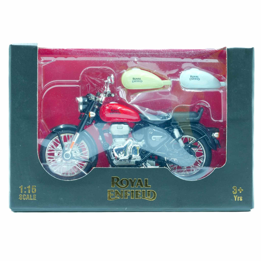 Royal Enfield Classic 350 Miniature Premium Diecast Collectible Bike 4 Collectibles