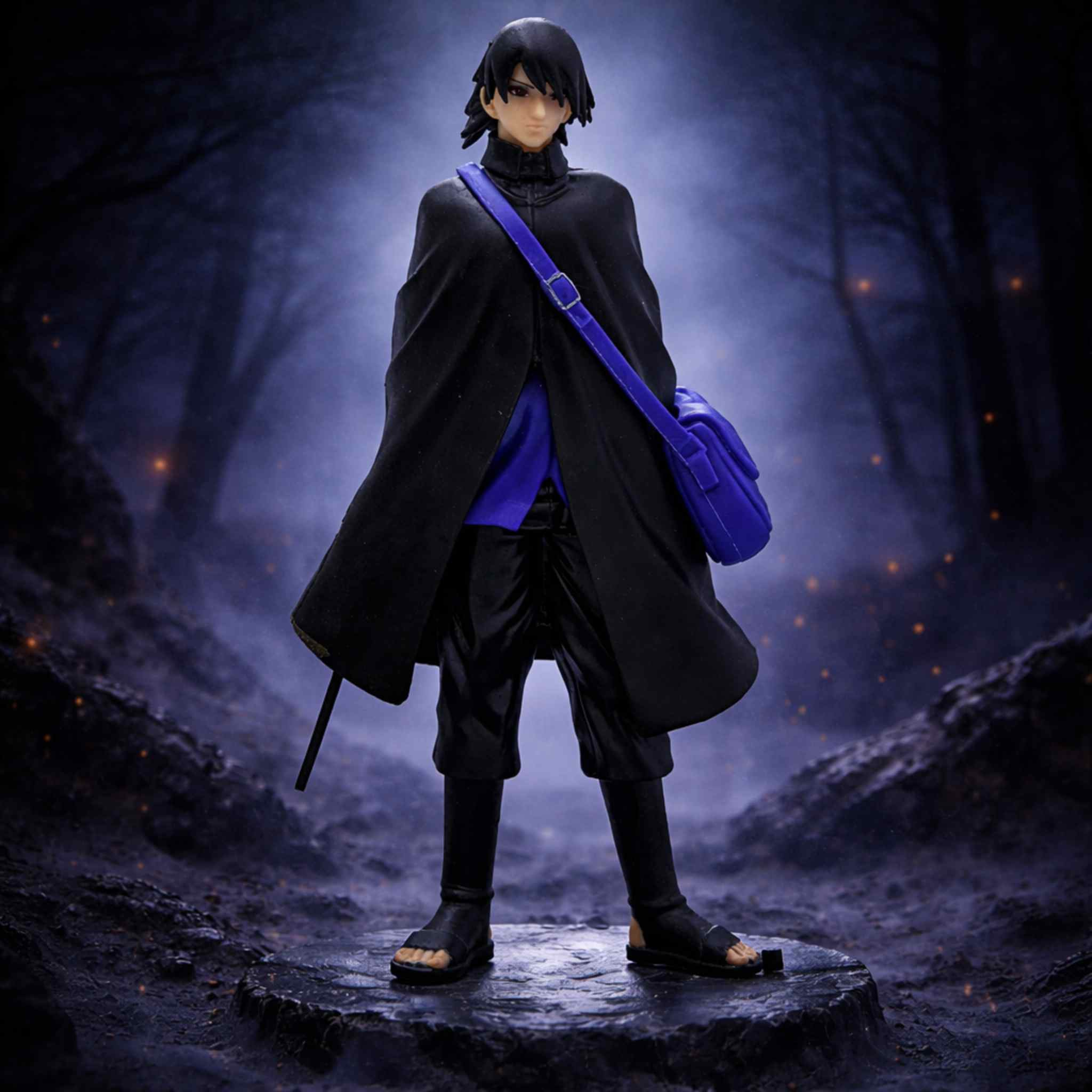 Sasuke Uchiha Cloak Style Naruto Shippuden Anime Figure Collectible
