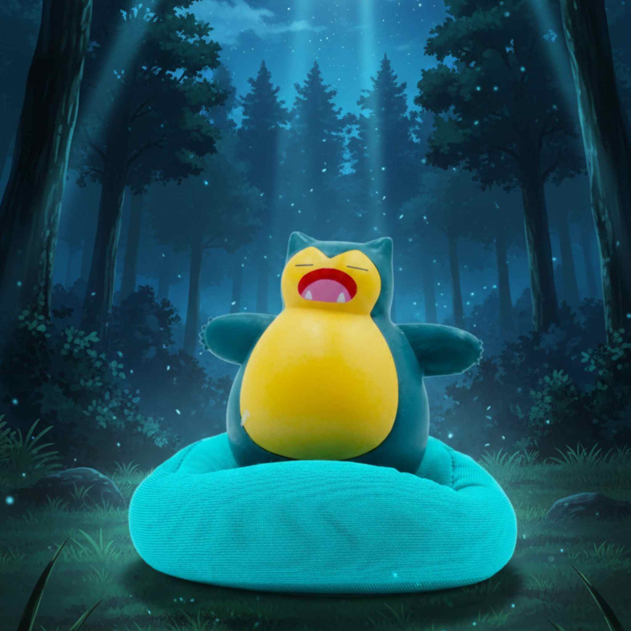 Snorlax Sleeping Mini pokemon Figurine Cushion Style Toy