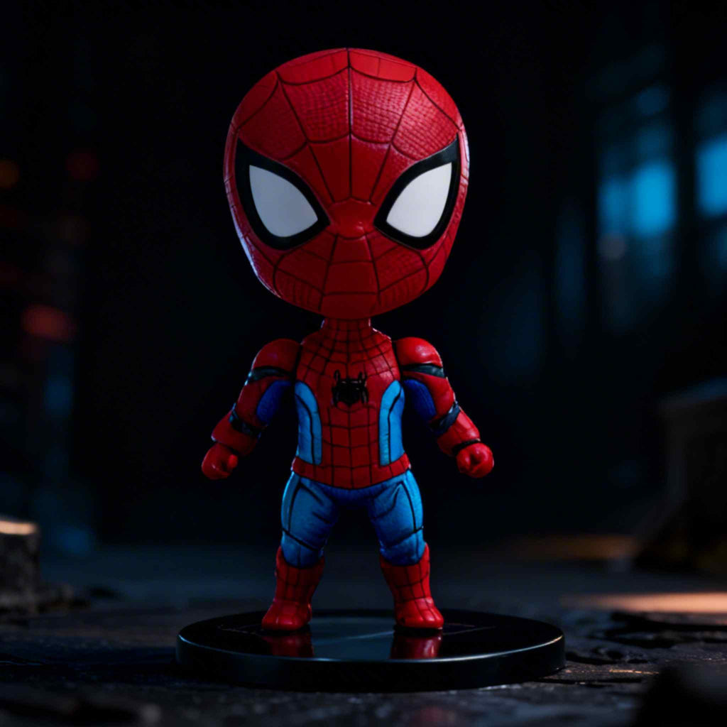 Spider-Man Advanced Suit Marvel Avengers Chibi Figure Collectible