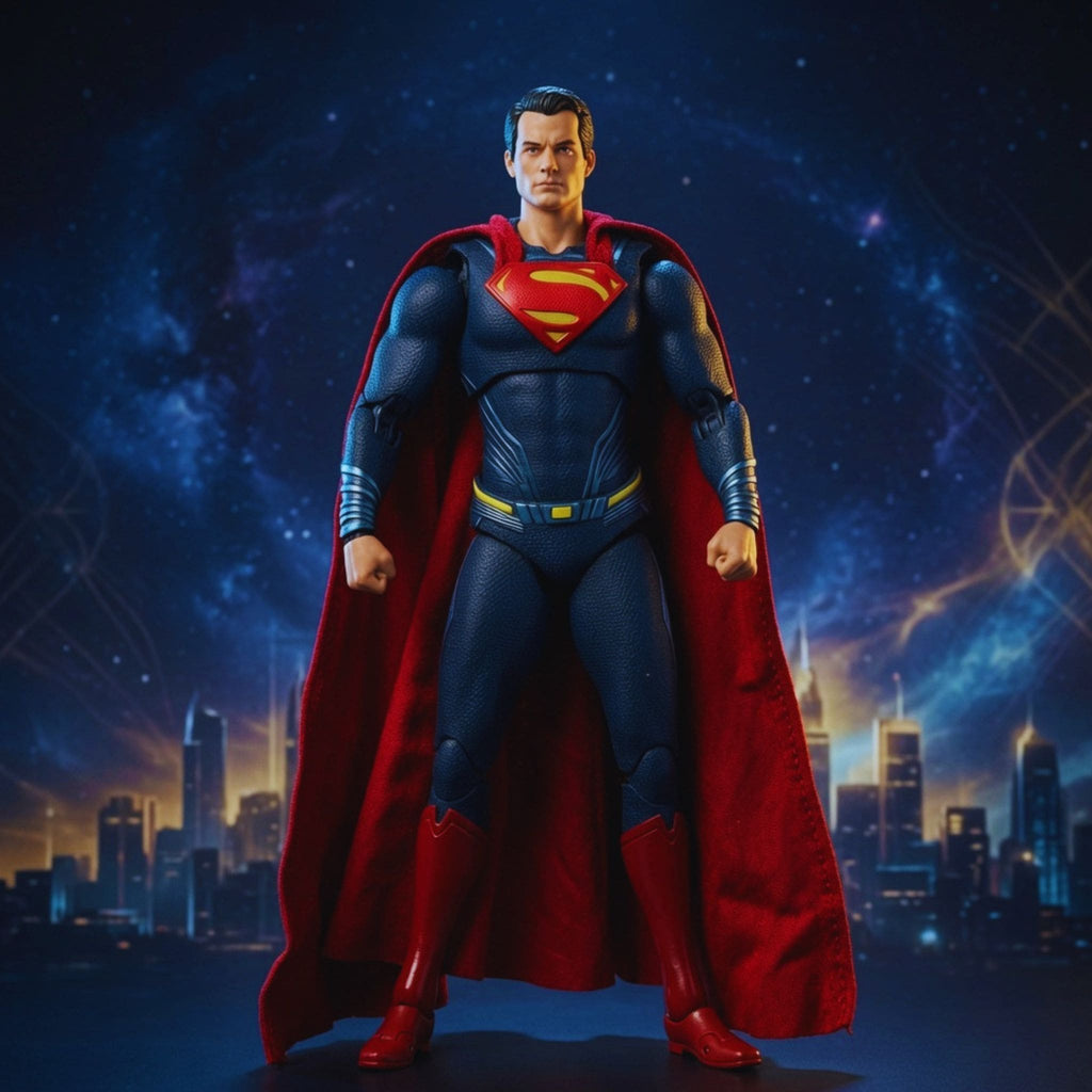 Superman 1/9 Scale Action Figure with Interchangeable Hands | DC Collectible Super Hero Model