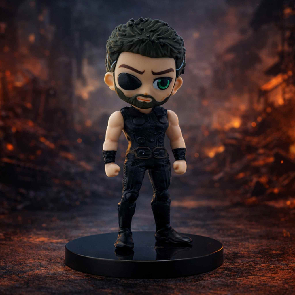 Thor Eyepatch Mini Figure Avengers Action Toy Collectible 1 Collectibles