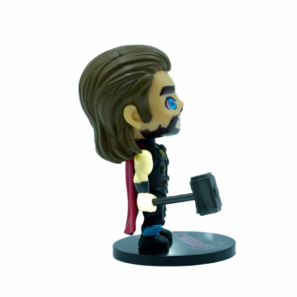 Thor God of Thunder Hammer Marvel Avengers Chibi Figure Collectible 3 
