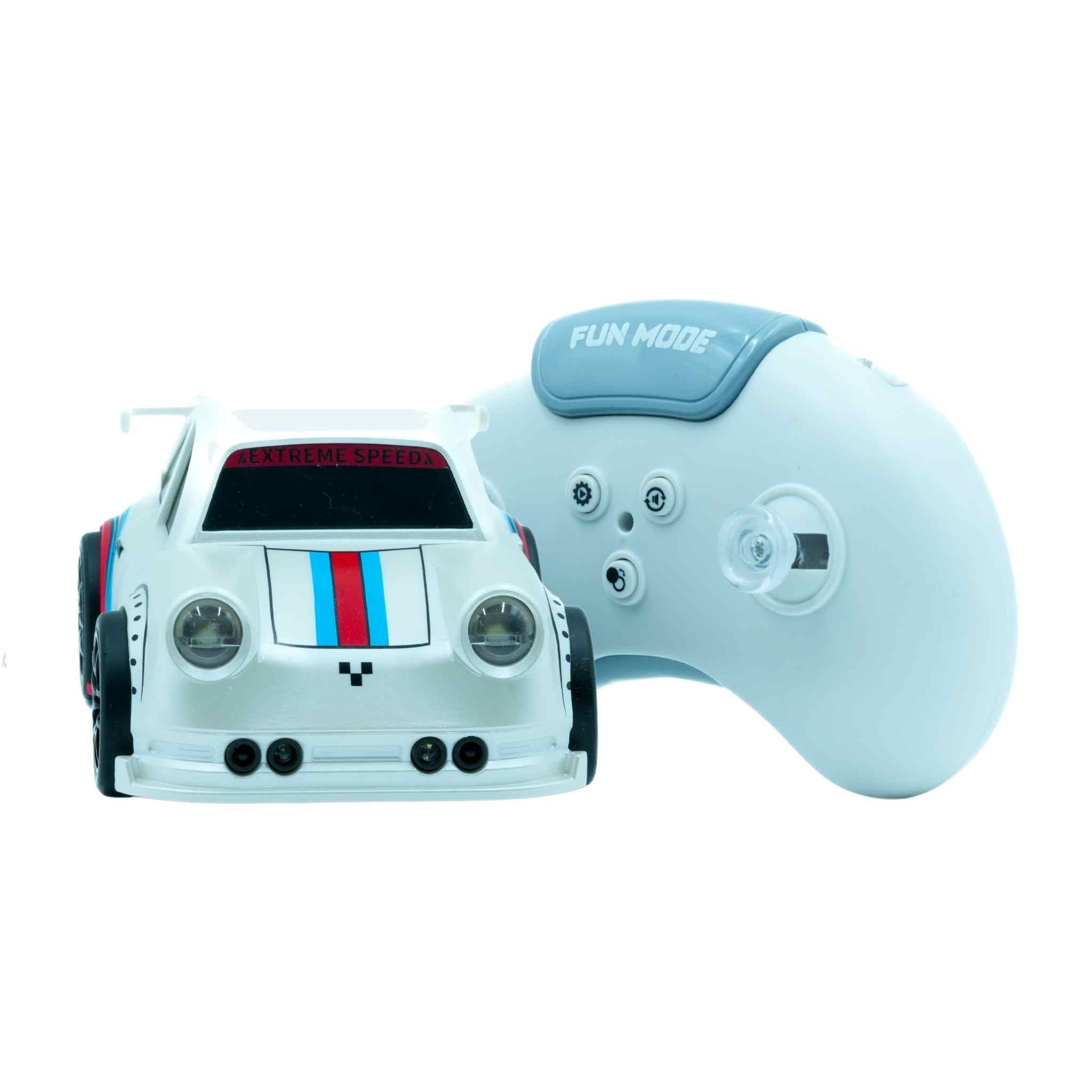 White Remote Control Drift Car High Speed RC Racing Vehicle 4 