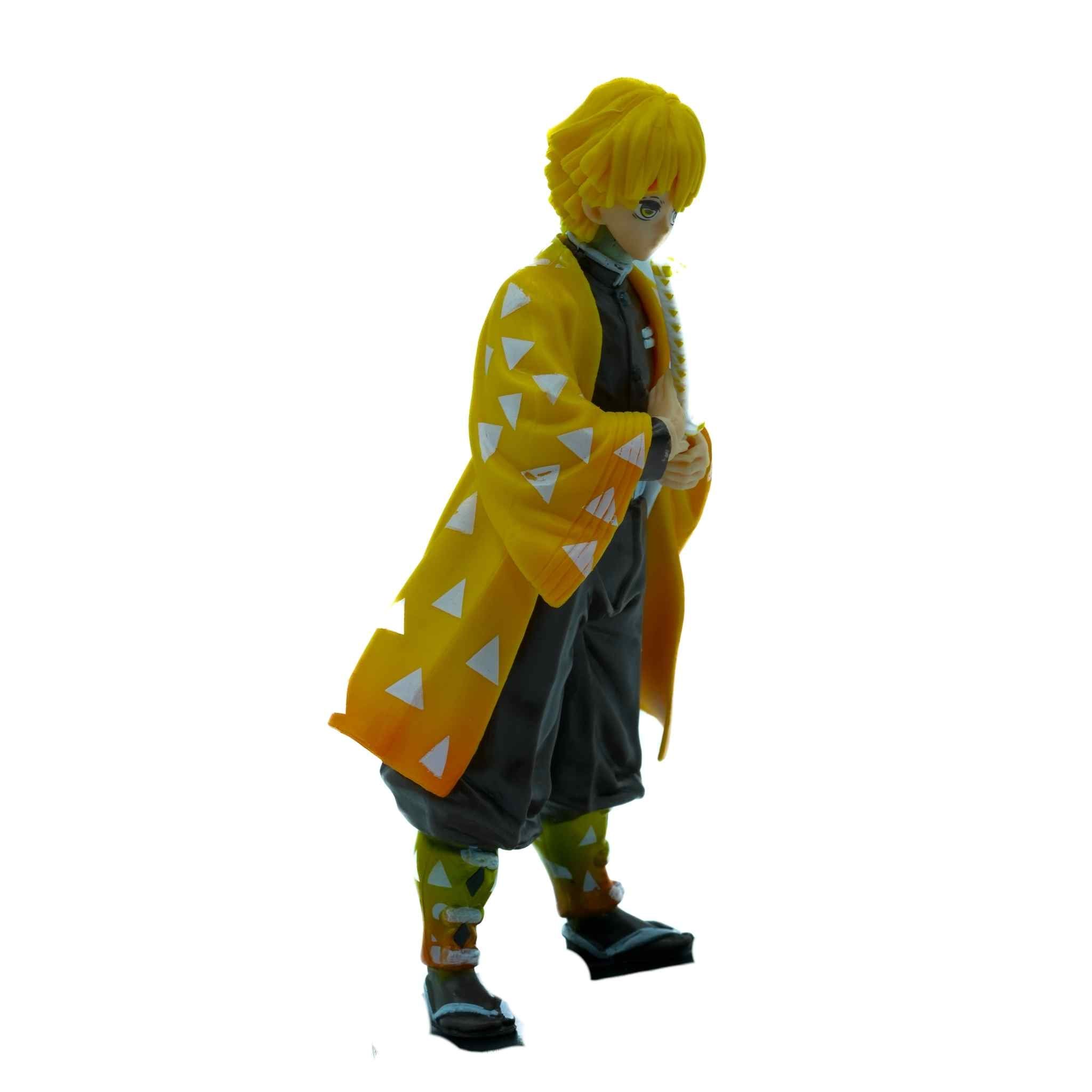 Zenitsu Agatsuma Calm Pose Anime Action Figure Collectible 3 