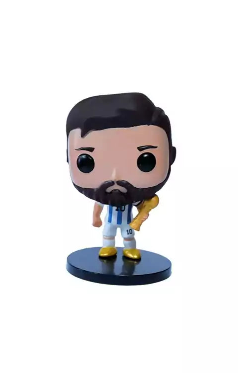 Lionel Messi World Cup Trophy Pop Football ball Figure