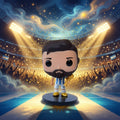 Lionel Messi World Cup Trophy Pop Football ball Figure