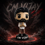 CM Vijay 3D Printed Pop Figurine | Premium Collectible Display Figure